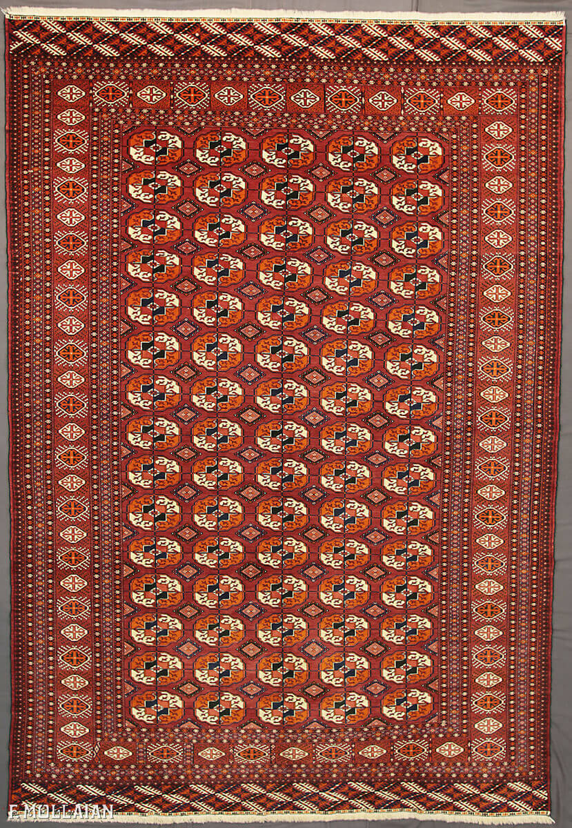 Tapis Turkmène Semi-Antique Boukhara (Russian) n°:25680082